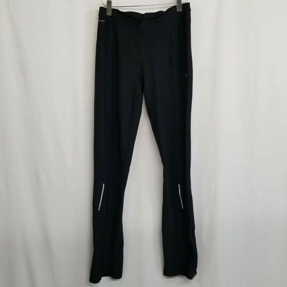 Nike Dri Fit Black Ankle Zip Leggings Size: Womens Tights​​​
